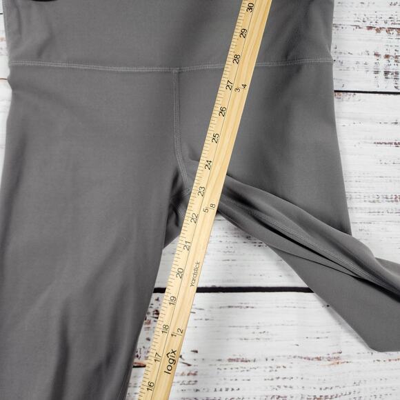 Athleta High Rise Sculpt Leggings Small Gray Stretch Yoga Workout Pants Seamless - Picture 7 of 9